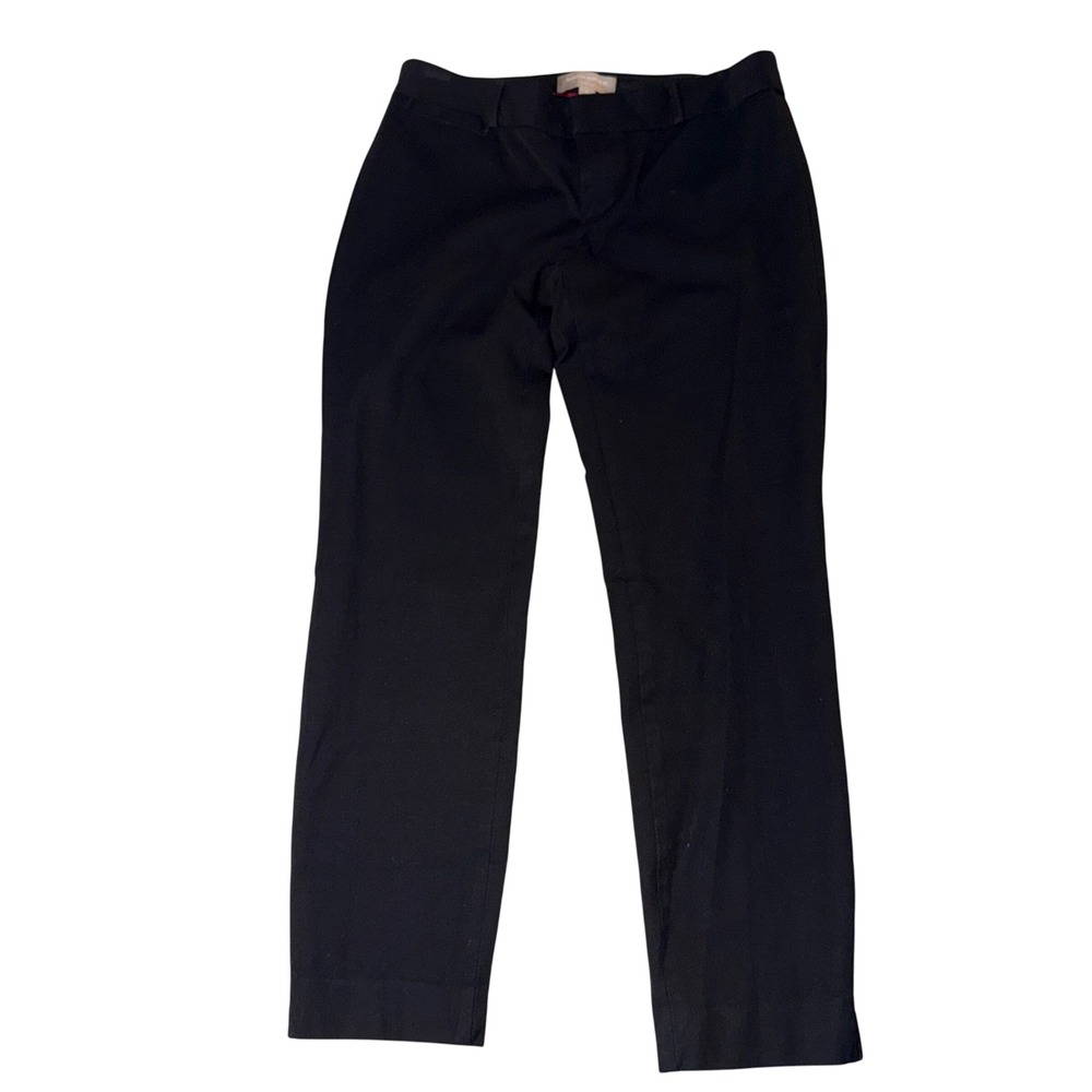 Banana Republic Sloan Fit Black Straight Leg Women's Pants Size 6 - Picture 1 of 4
